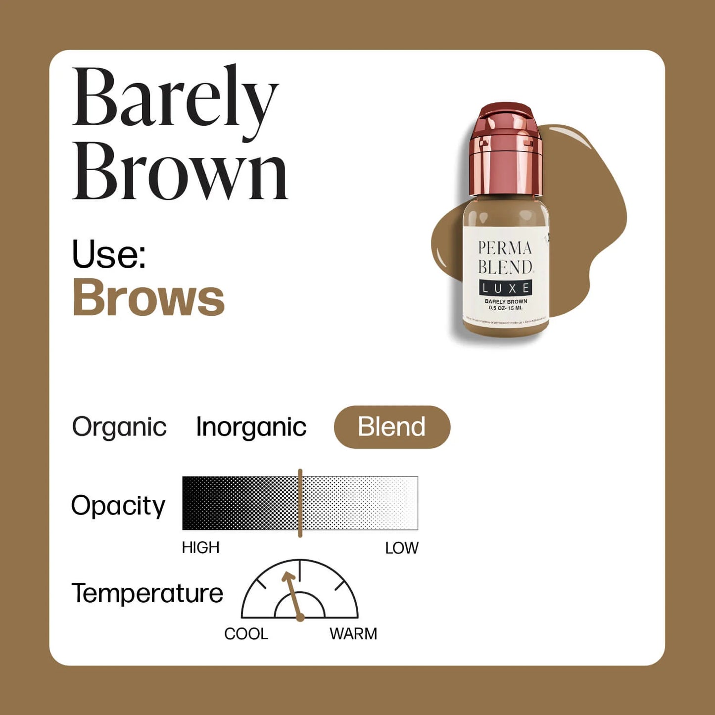 Barely Brown - 15 ml - Permablend LUXE